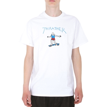 Thrasher T-shirt S/S Gonz Logo White